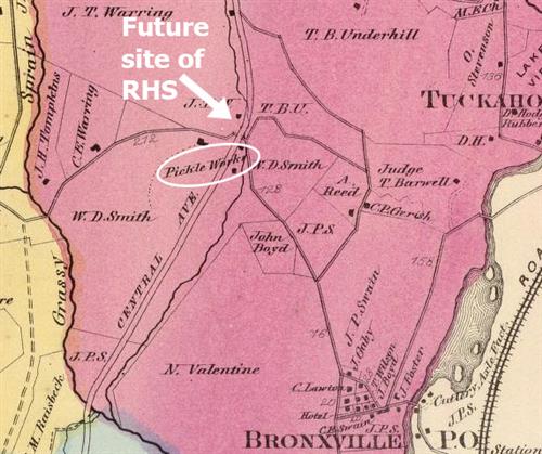 Old map of Yonkers 